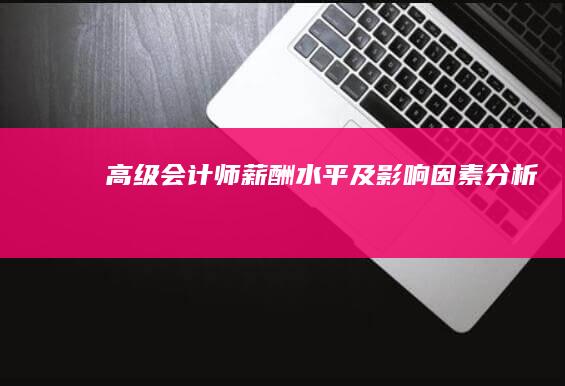 高级会计师薪酬水平及影响因素分析